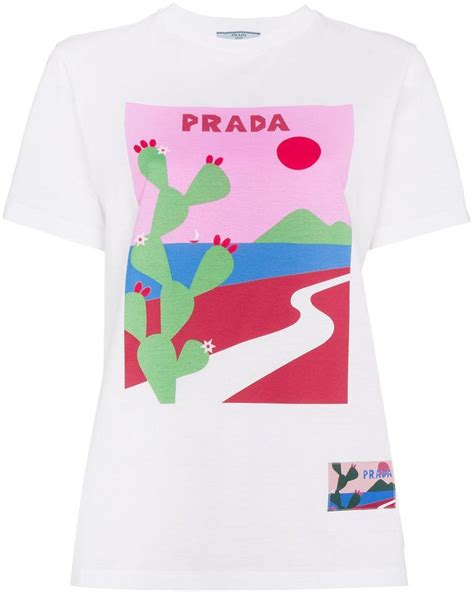 prada cactus t shirt|prada t shirts for women.